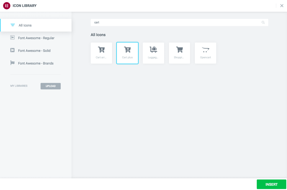 How to Change Shopping Cart Icon
