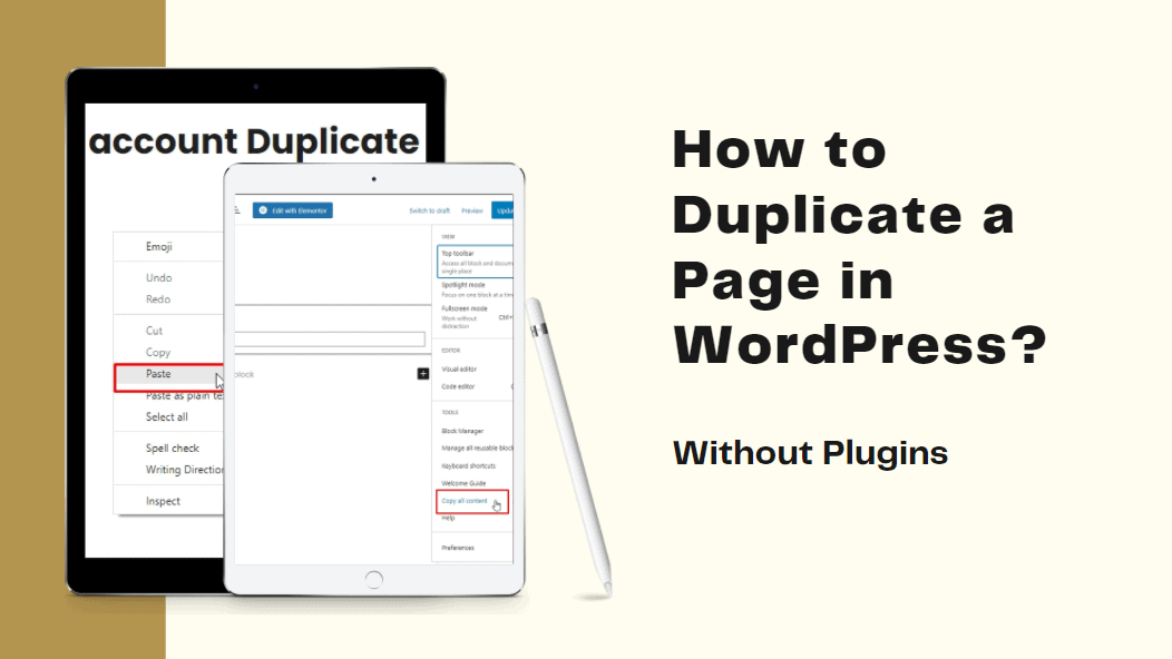 duplicate wordpress site